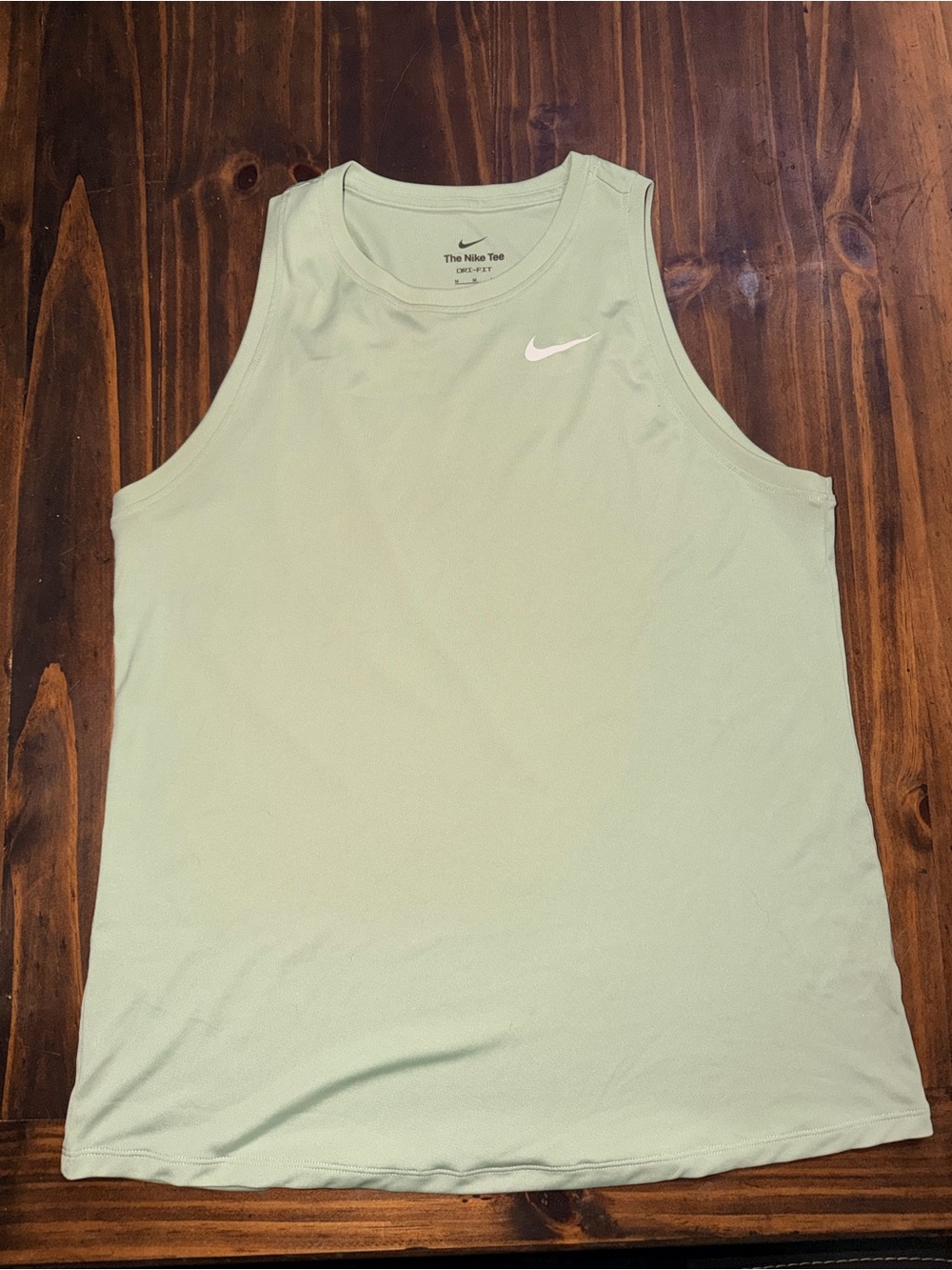 Nike Mint Green Dri-FIT Tee with Small Swoosh